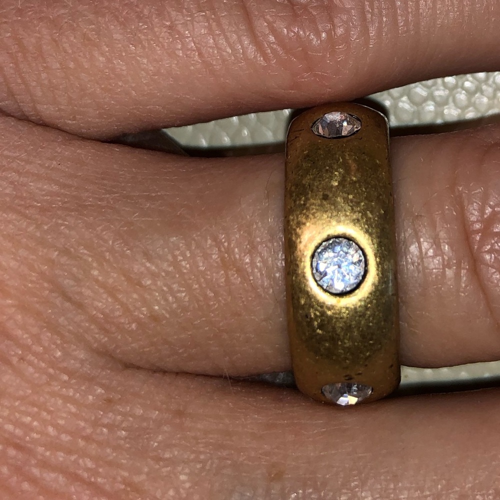 Brass-Tone Stackable Rings - image 3